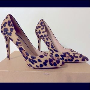 Leopard print heels